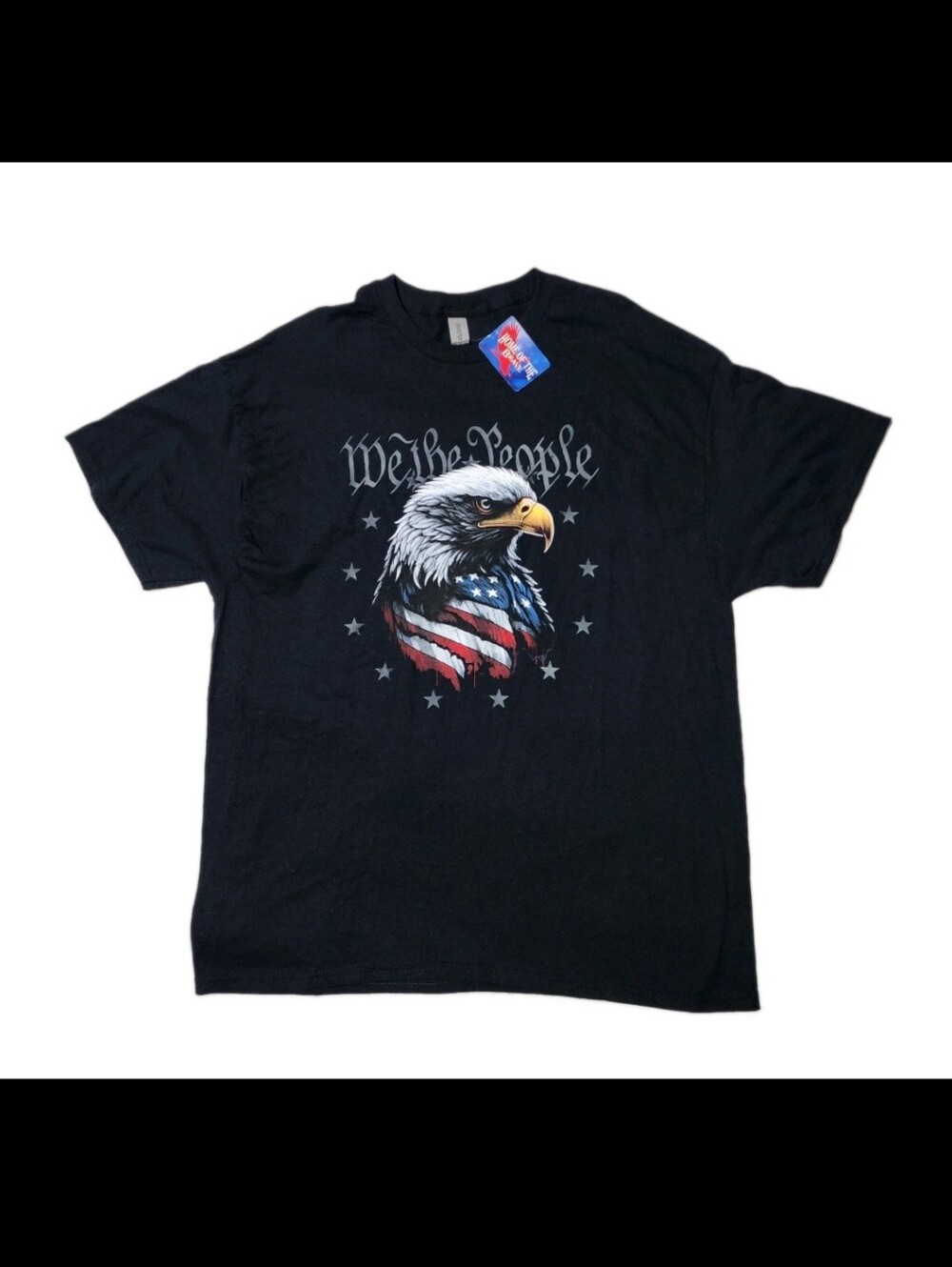 NWT We The People Black T-Shirt Mens XL Gildan Heavyweight